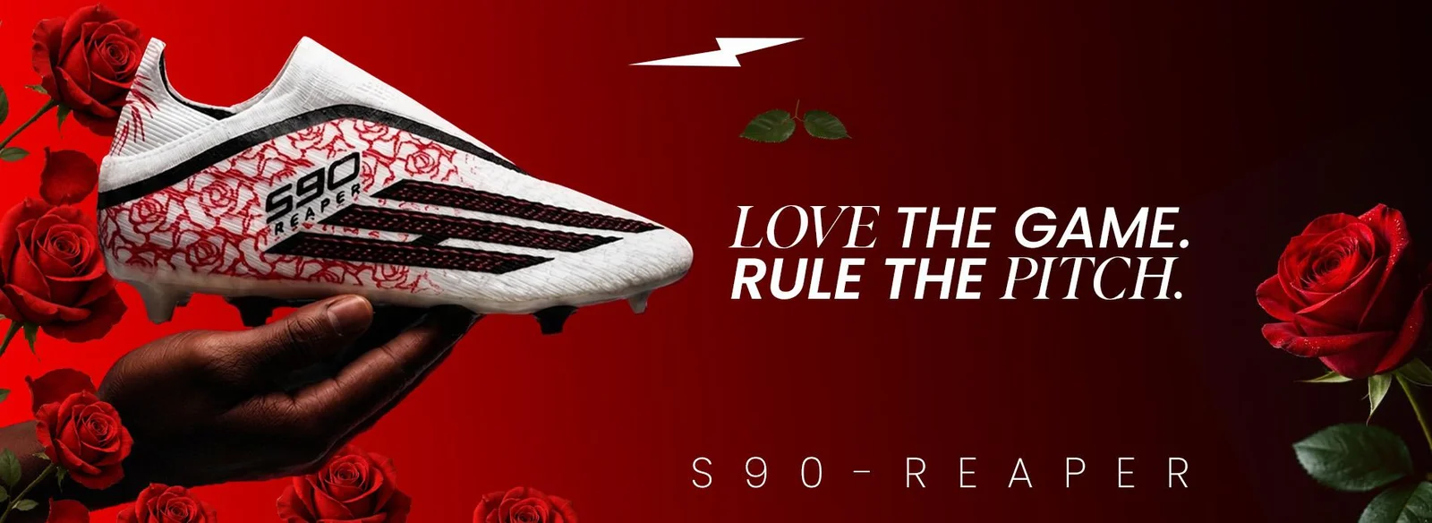 S90 Reaper football boot on Indian pitch